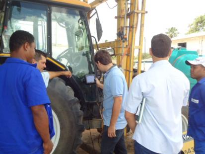 Operadores em treinamento. Divulgao Basf