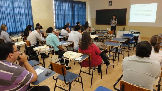 Presidente da Biocana, Leila Alencar Monteiro de Souza, durante apresentao dos cases na reunio do Gerhai