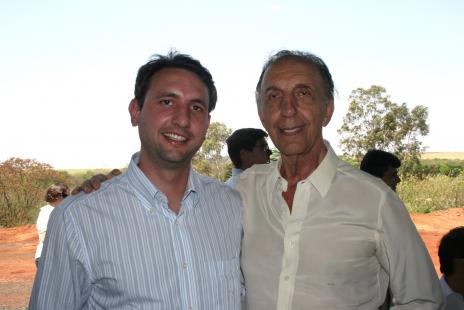 Alexandre e seu av Antonio Ruette: loucos pelo Timo