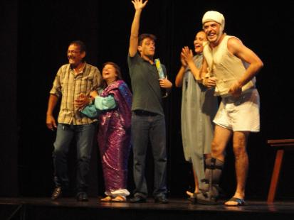 Grupo Pontap durante a ltima edio do Bem Viver 